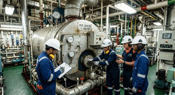Marine Boiler and Steam Engineering course – Operational level (MBSO)