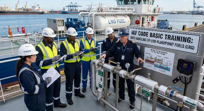 Basic Training for ships using fuels covered within the IGF (IGFB)